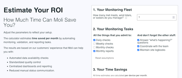 How much time can Moli save you?